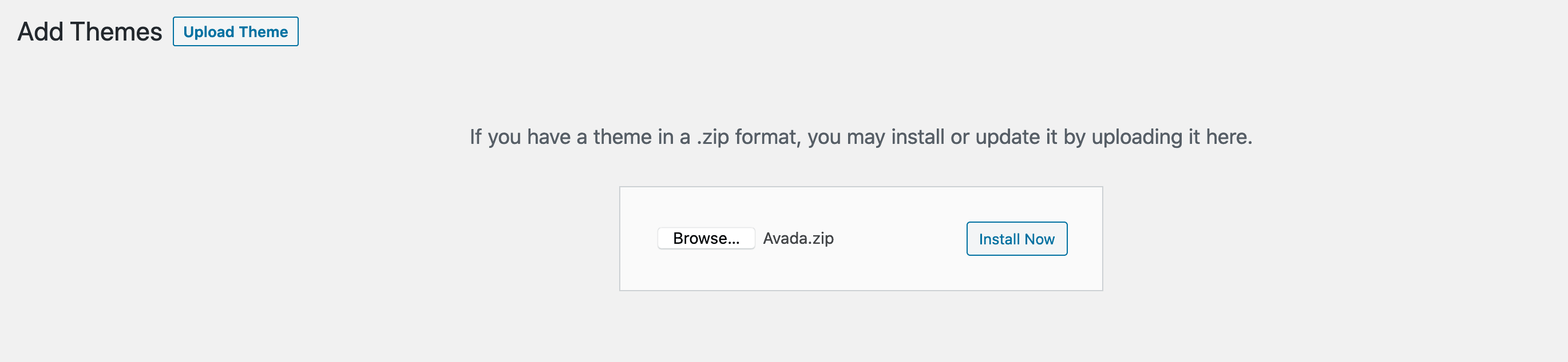 Install in WordPress