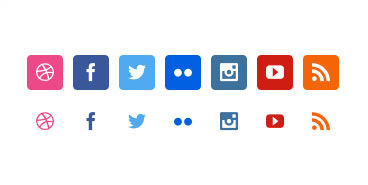 Social Media Links - Boxed