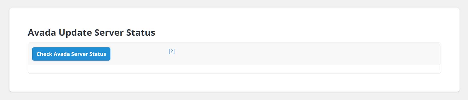System Status > Server Status