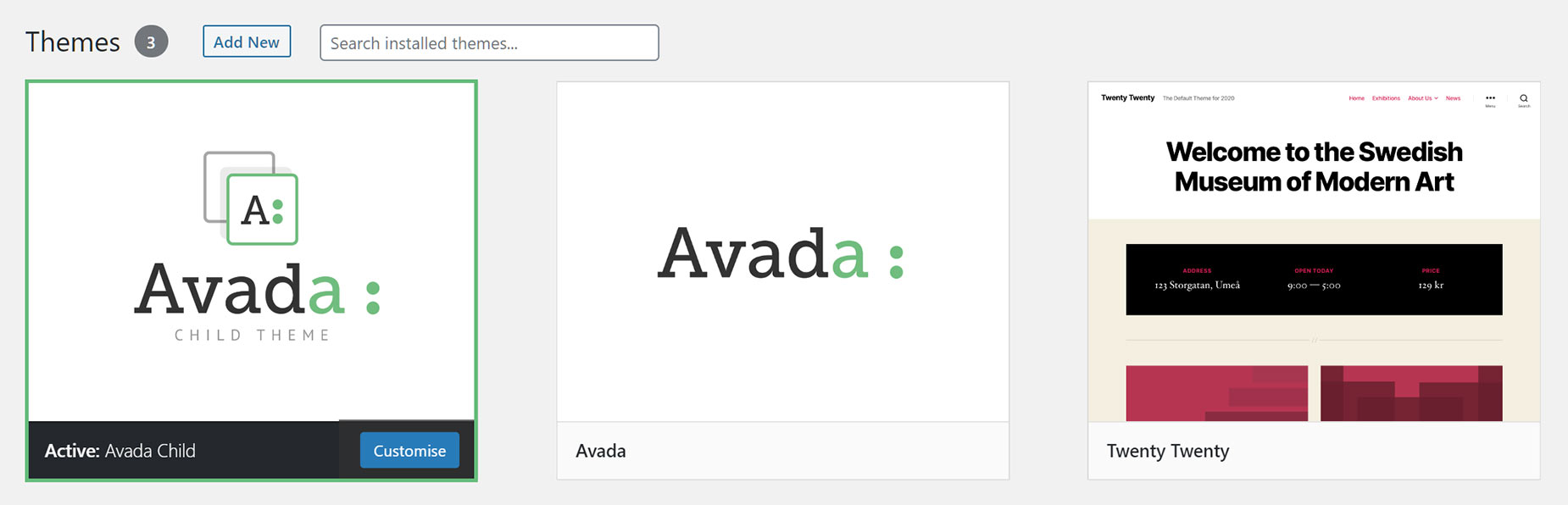 Avada Child Theme