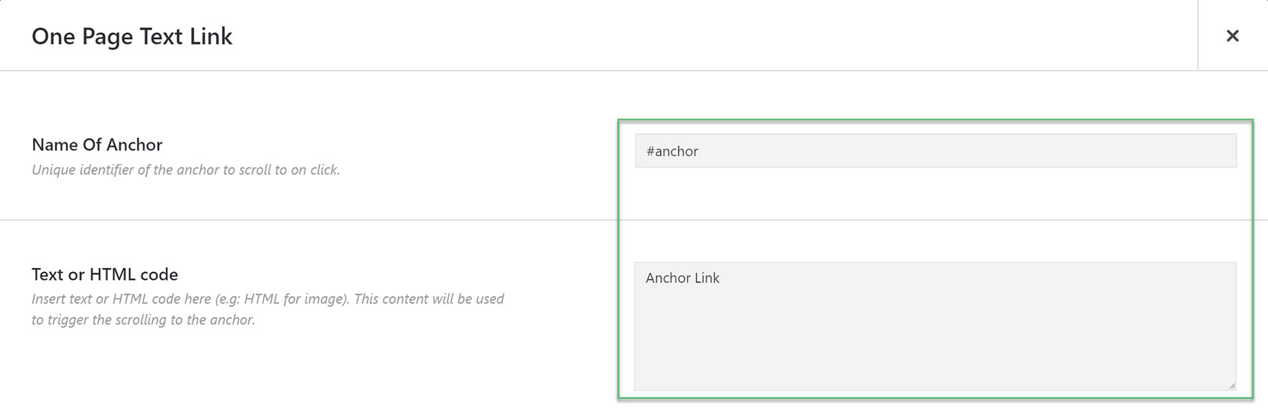 Inline Editor - Step 2