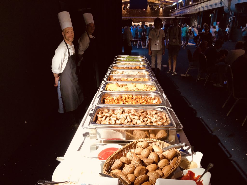 Buffet Catering Setup at Event Buffet Catering Setup at Event