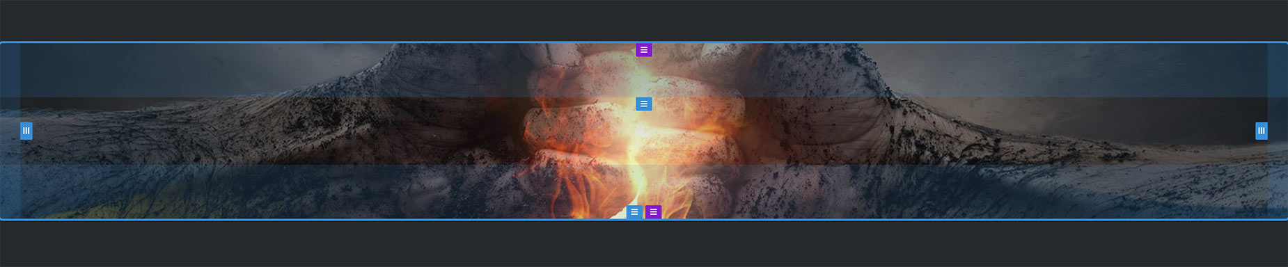 100% Width Page Template > Container Background Image