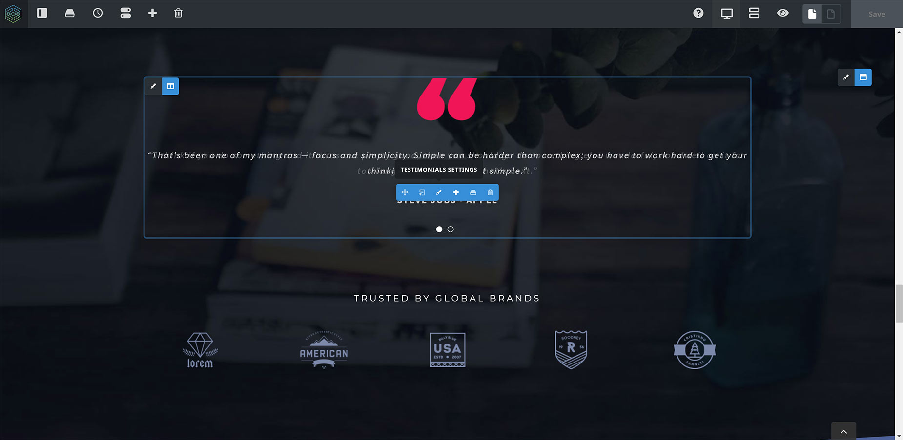 Avada Builder Live