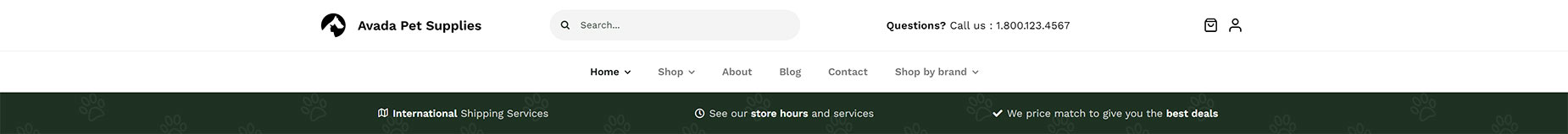 Pet Supplies > Custom Header