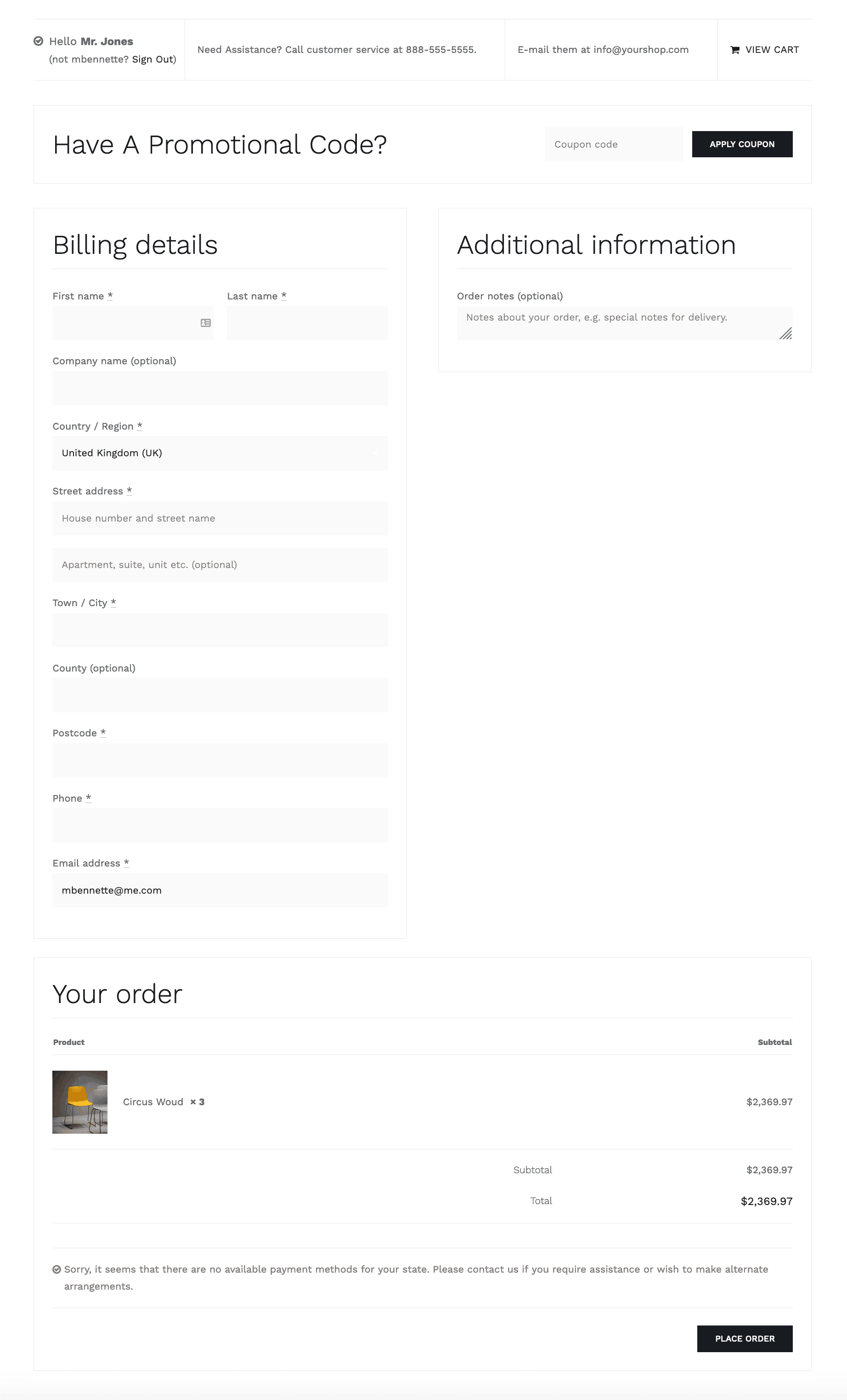 One Page Checkout Onepage Checkout