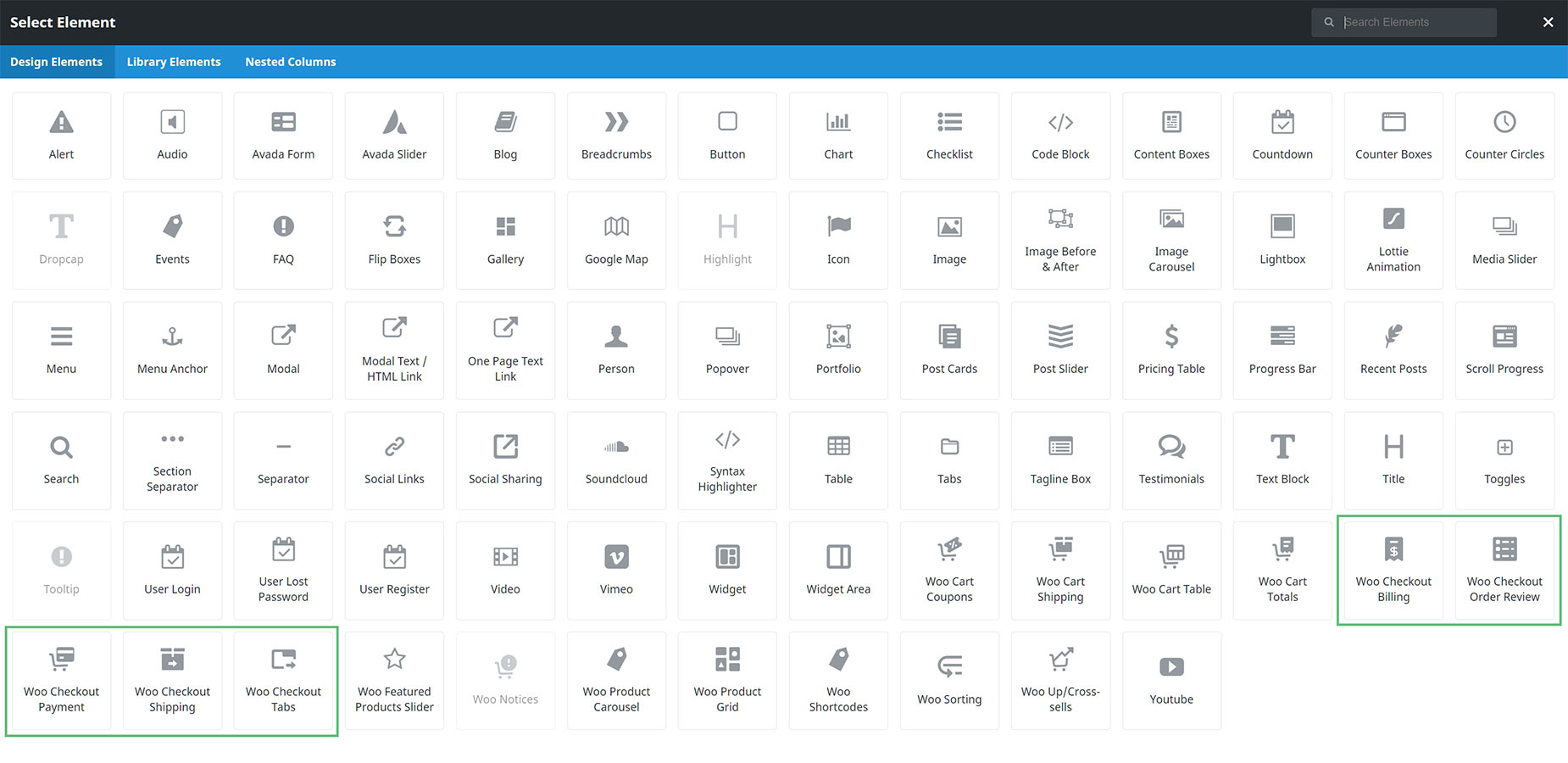 Woo Checkout Design Elements