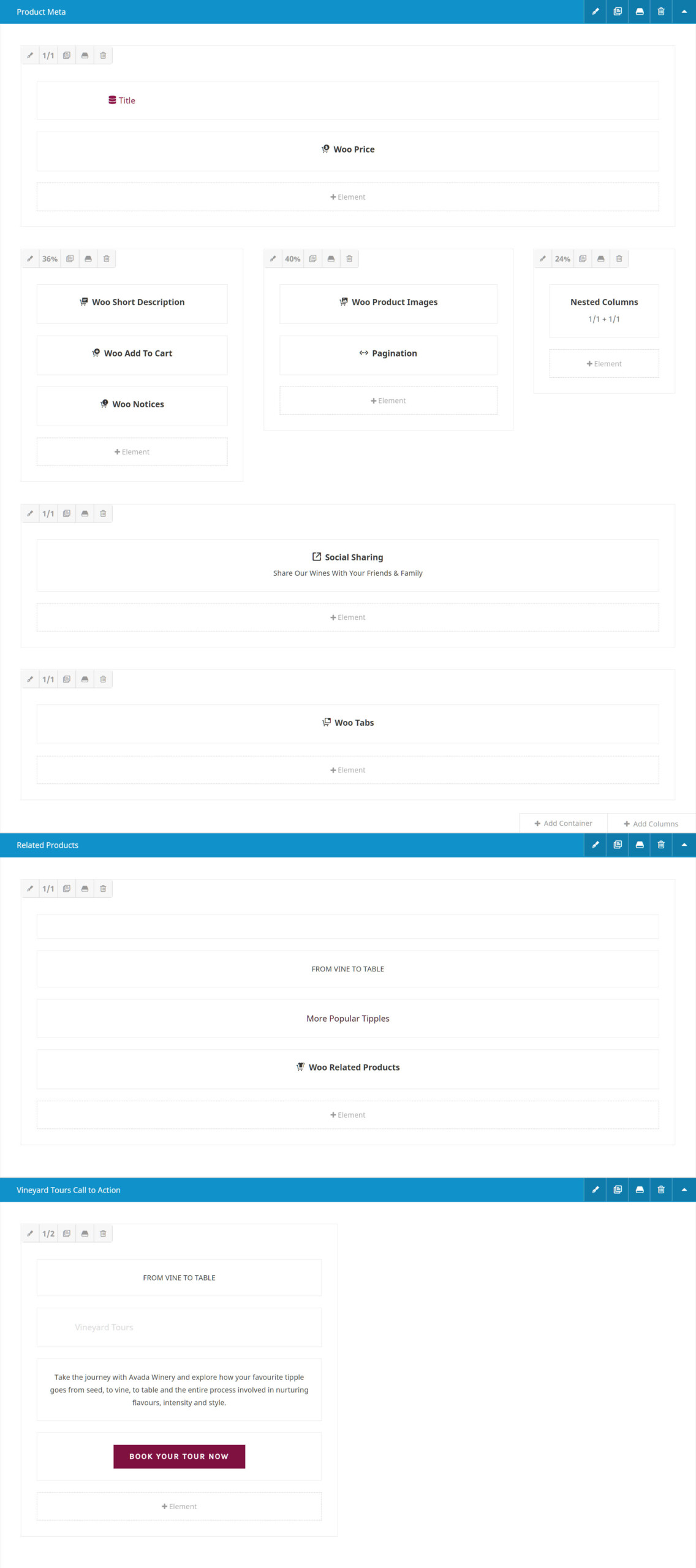 WooCommerce Layout Example