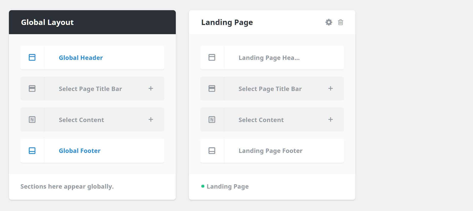 Landing Page Layout