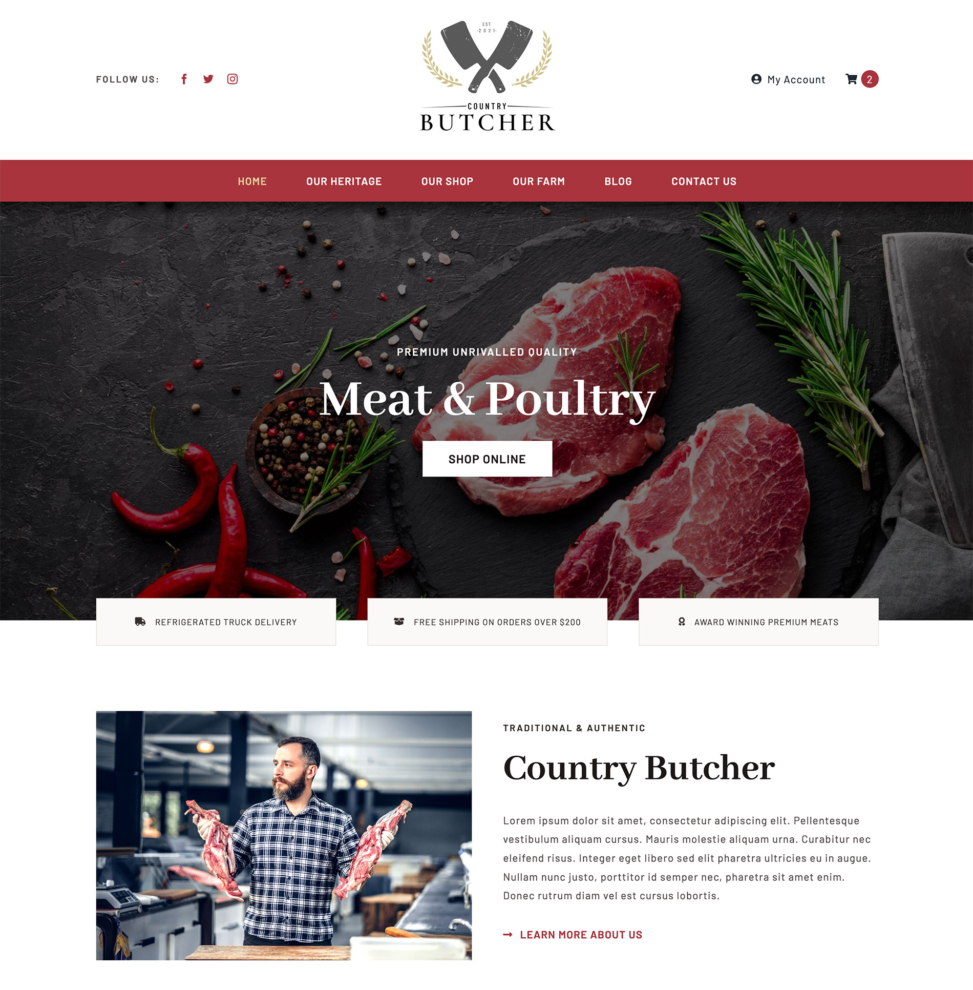 Avada Country Butcher Avada Country Butcher