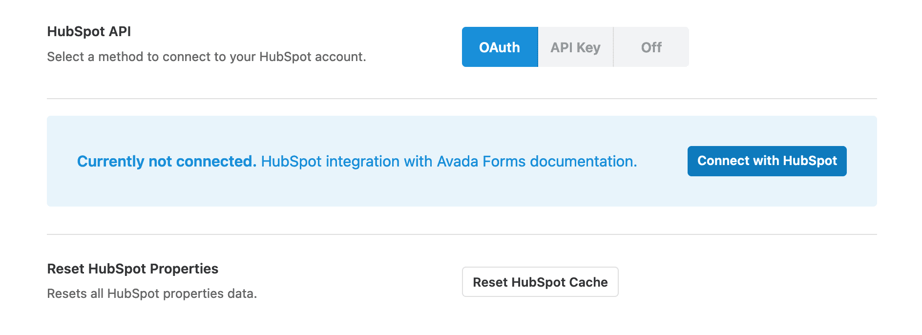 Hubspot OAuth Connection Hubspot OAuth Connection