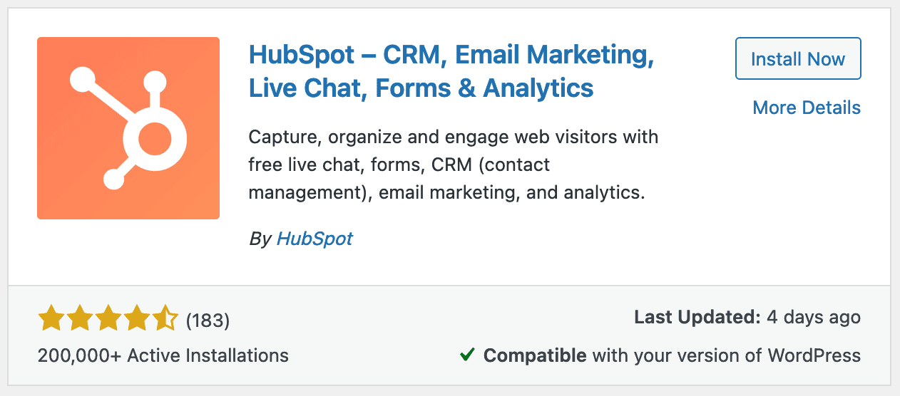 Install HubSpot Plugin Install HubSpot Plugin