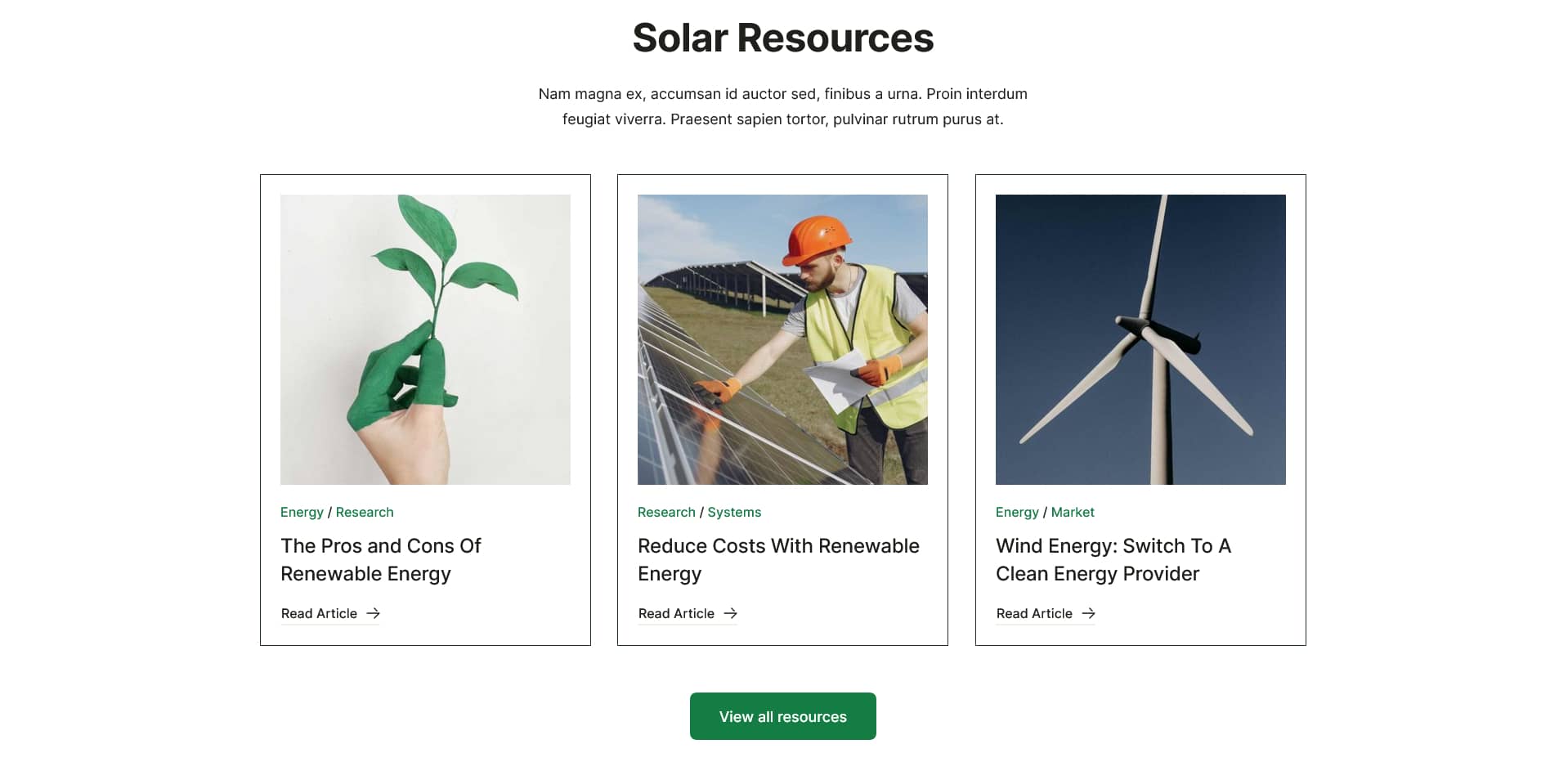 Avada Energy Solar Resources