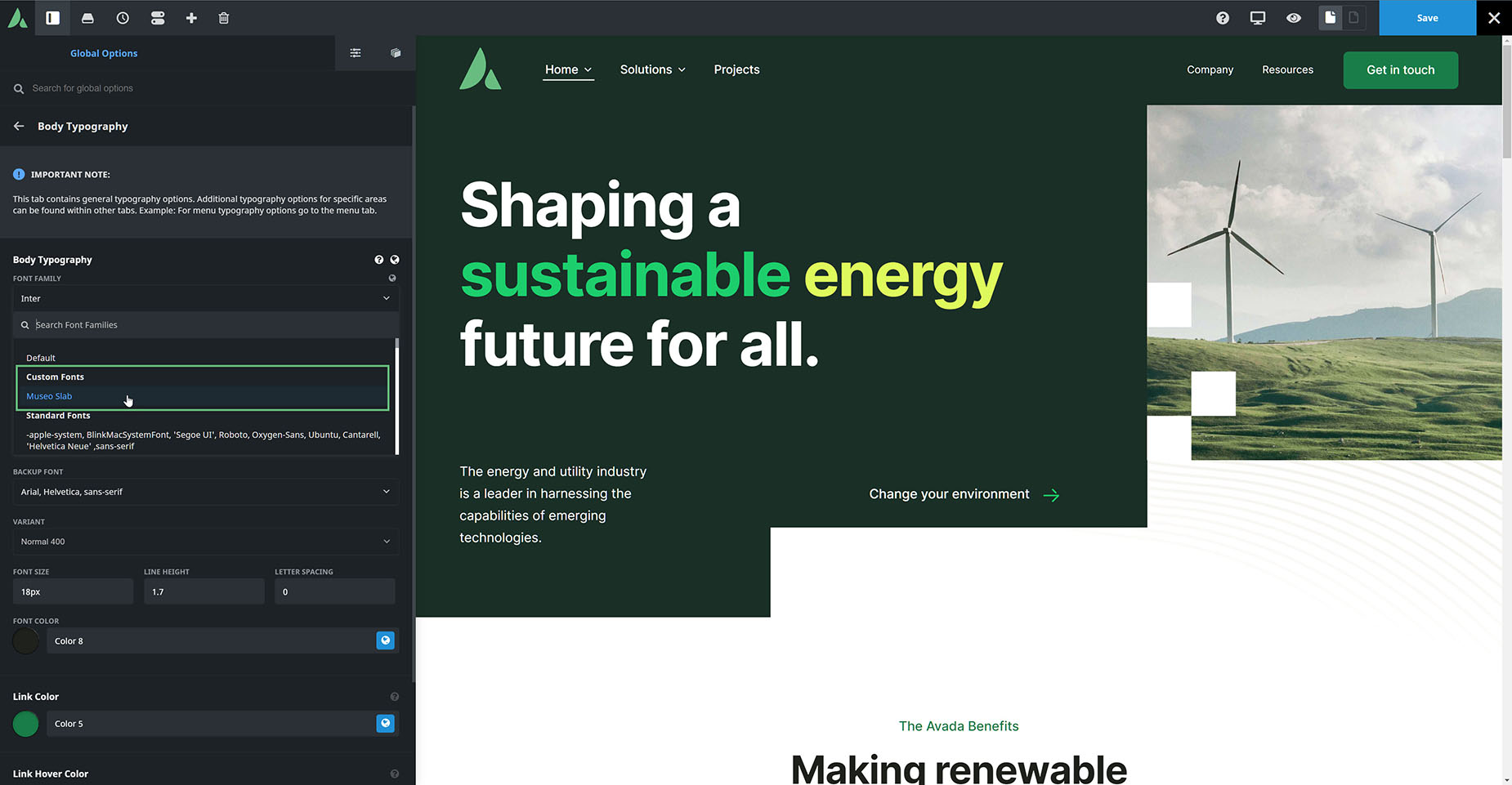 Applying Custom Fonts