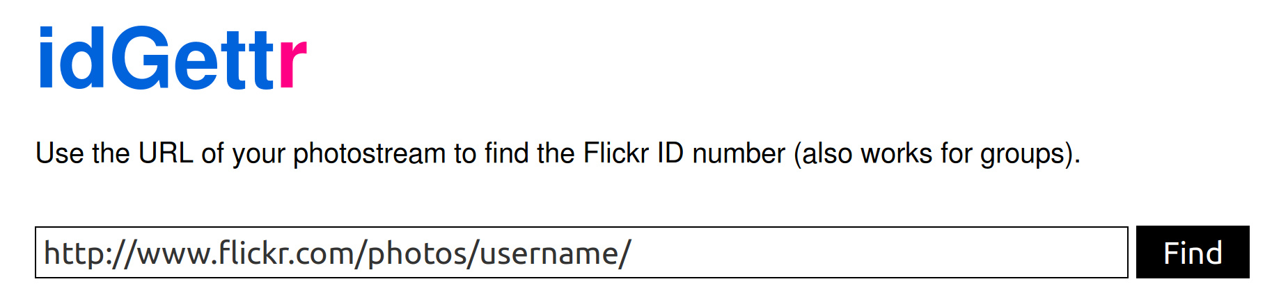 Flickr ID
