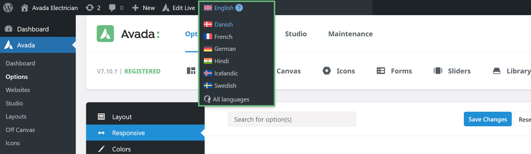 WPML > Language Switcher