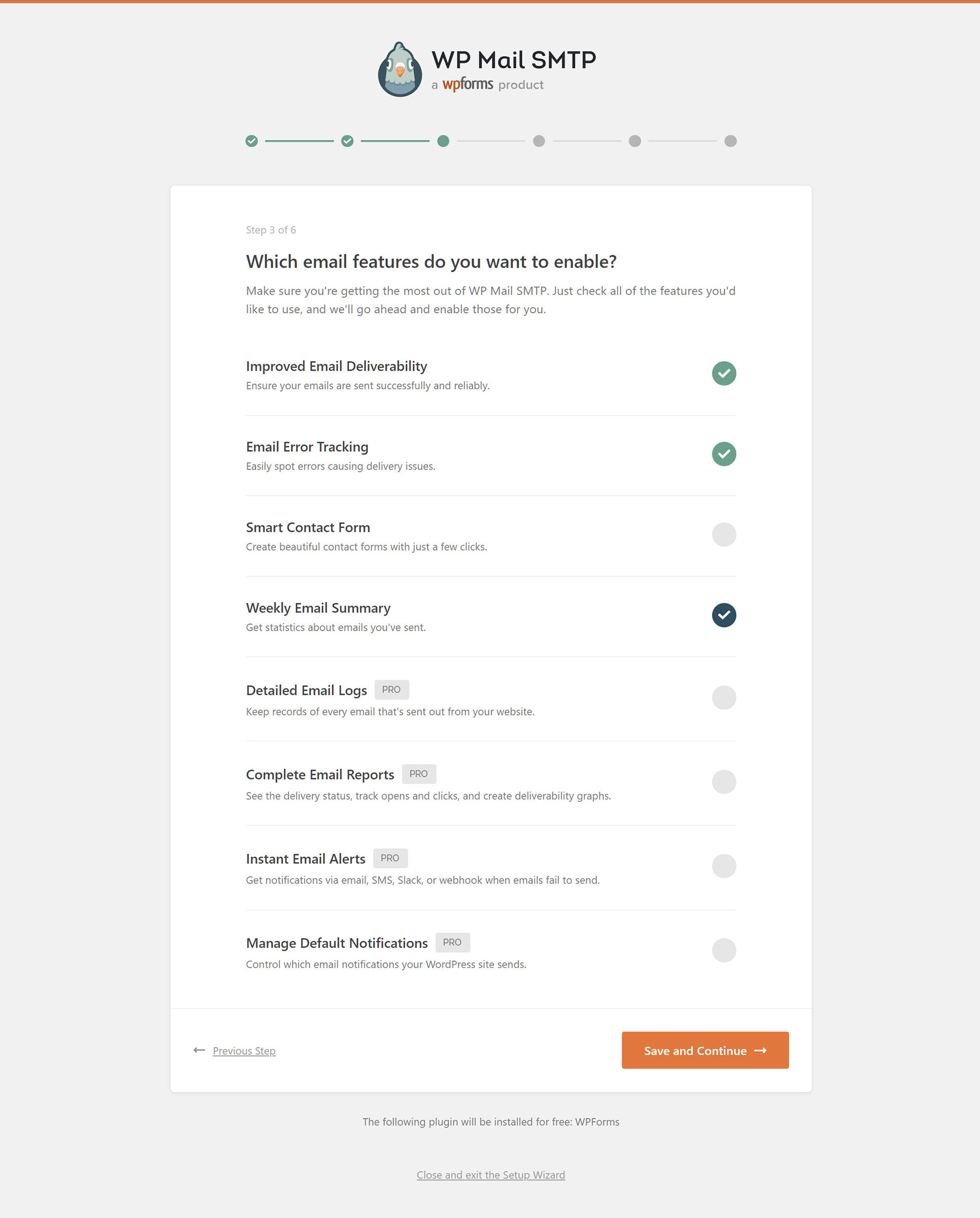 Email Features