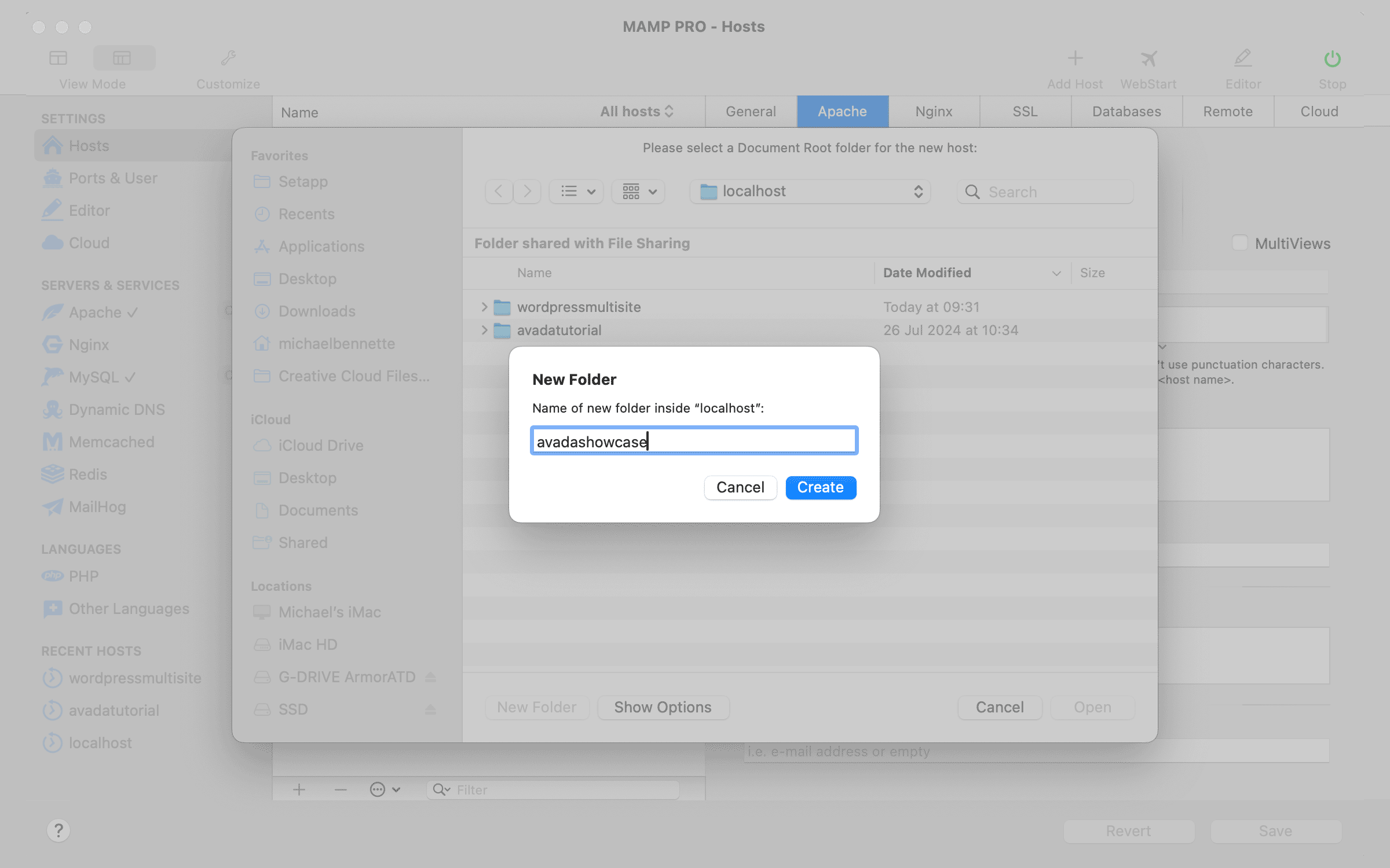MAMP Document Root MAMP Document Root