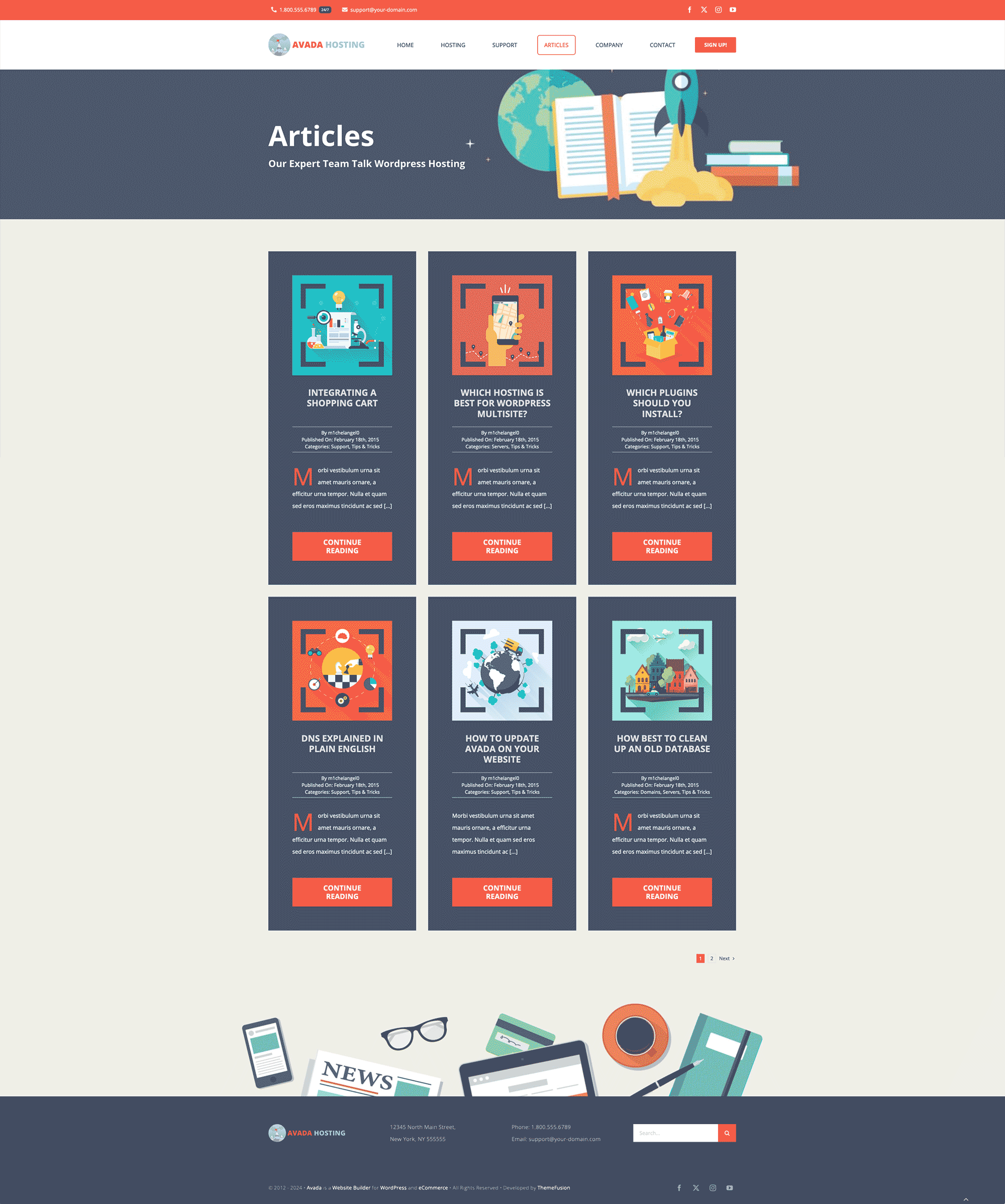 Avada Blog Post Post Grid