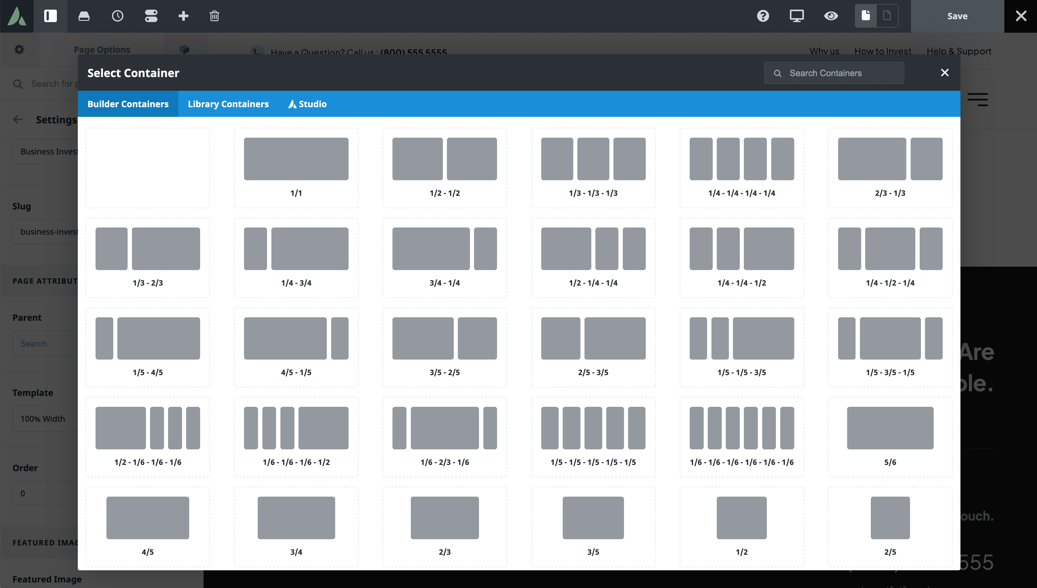 Add Column To Avada Web Page